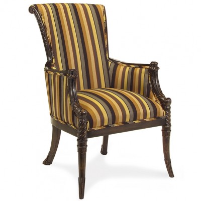 Фото Кресло на деревянной раме - стиль Современное кантри - Для гостиной - Купить в Интернет-магазине