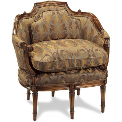 Фото Кресло на деревянной раме - стиль Современное кантри - Для гостиной - Купить в Интернет-магазине