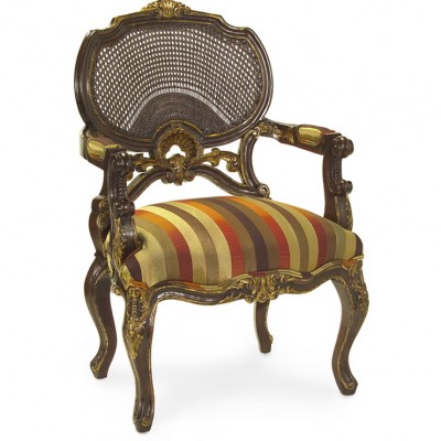 Фото Кресло на деревянной раме - стиль Современное кантри - Для гостиной - Купить в Интернет-магазине