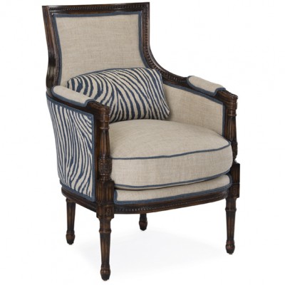 Фото Кресло обитое - стиль Современное кантри - Для гостиной - удобное кресло производства США - John Richard - McLean Contemporary - Купить в Интернет-магазине