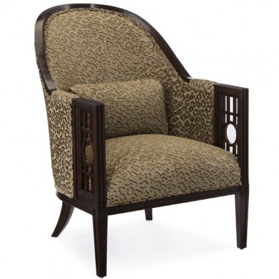 Фото Кресло обитое - стиль Современное кантри - Для гостиной - удобное кресло производства США - John Richard - McLean Contemporary - Купить в Интернет-магазине