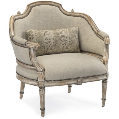 Фото Кресло обитое - стиль Современное кантри - Для гостиной - удобное кресло производства США - John Richard - McLean Contemporary - Купить в Интернет-магазине