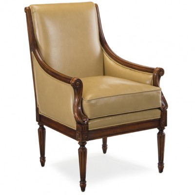 Фото Кресло обитое - стиль Современное кантри - Для гостиной - удобное кресло производства США - John Richard - McLean Contemporary - Купить в Интернет-магазине