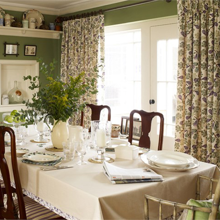 Фото Ткань портьерная с рисунком -  - стиль Английский - Купить в Интернет-магазине