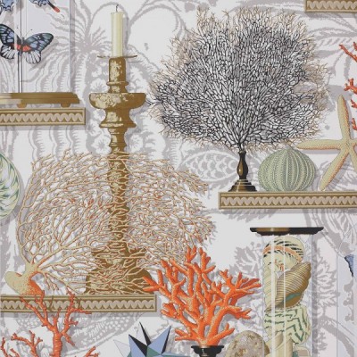 Фото Обои с рисунком - Крупный декор - стиль Английская классика - Голубы - Купить в Интернет-магазине