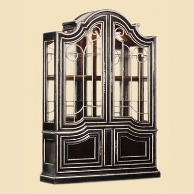 Фото Витрина широкая - стиль Флорида Дизайн - Для столовой - Со стеклянными дверями - Marge Carson - Piazza San-Marco - Купить в Интернет-магазине