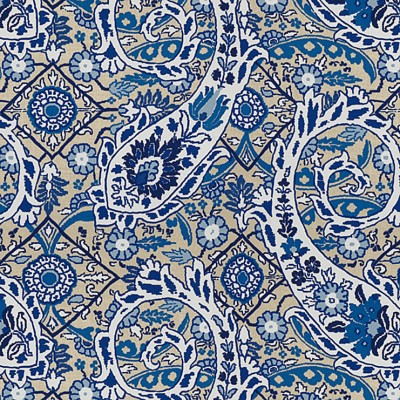 Фото Ткань портьерная с рисунком - Крупный декор - стиль Английский - Светло-коричневый - Купить в Интернет-магазине