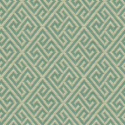 Фото Ткань портьерная с рисунком - Орнамент - стиль Английский - Бирюзовый - Купить в Интернет-магазине