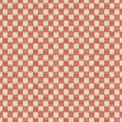 Фото Ткань портьерная с рисунком - Клетка - стиль Английский - Розовая - Купить в Интернет-магазине