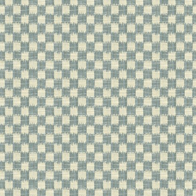 Фото Ткань портьерная с рисунком - Клетка - стиль Английский - Синяя - Купить в Интернет-магазине