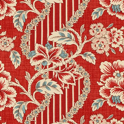 Фото Ткань портьерная с рисунком - Цветы - стиль Английский - Купить в Интернет-магазине