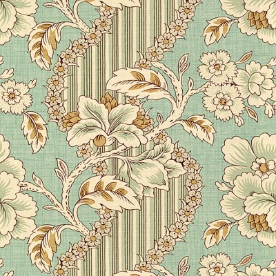 Фото Ткань портьерная с рисунком - Цветы - стиль Английский - Купить в Интернет-магазине