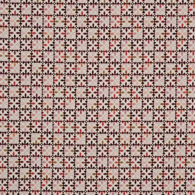 Фото Ткань портьерная с рисунком - Мелкий принт - стиль Английский - Фиолетовый - Купить в Интернет-магазине