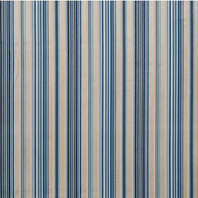 Фото Ткань портьерная с рисунком - Полоски - стиль Английский - Синие - Купить в Интернет-магазине