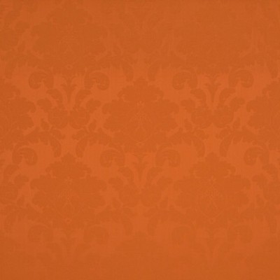 Фото Ткань портьерная с рисунком - Дамаск - стиль Английский - Оранжевый - Купить в Интернет-магазине