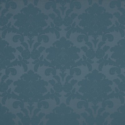 Фото Ткань портьерная с рисунком - Дамаск - стиль Английский - Синий - Купить в Интернет-магазине