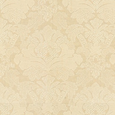 Фото Ткань портьерная с рисунком - Дамаск - стиль Английский - Бежевый - Купить в Интернет-магазине