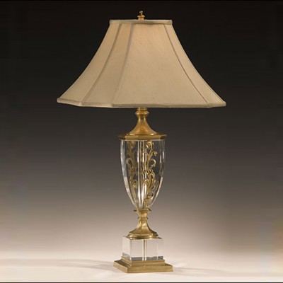 Фото Настольная лампа - стиль Американская классика - Хрустальная - Купить в Интернет-магазине