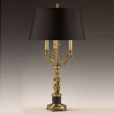 Фото Настольная лампа - стиль Американская классика - Металлическая - Купить в Интернет-магазине