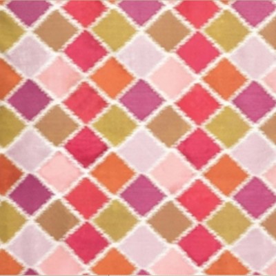 Фото Ткань портьерная с рисунком - Орнамент - стиль Английский - Розовый - Купить в Интернет-магазине