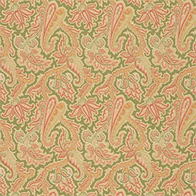 Фото Обои с рисунком - Пейсли - стиль Американский - Зеленые - Купить в Интернет-магазине