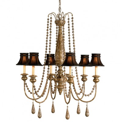 Фото Люстра - стиль Американская классика - Деревянная - Купить в Интернет-магазине