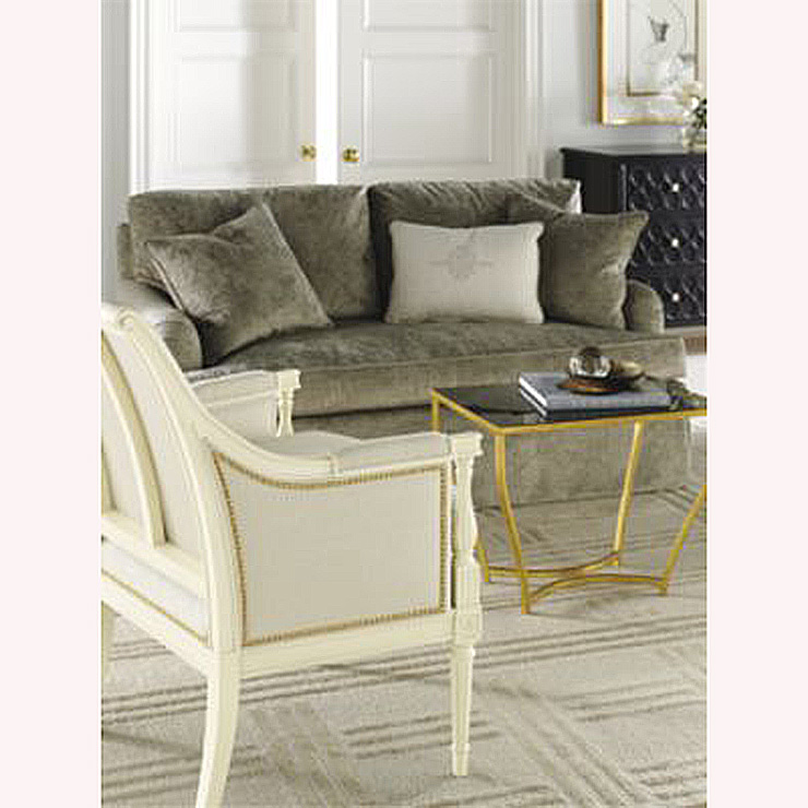 Фото Кресло на деревянной раме - стиль Современная классика - Для гостиной - Купить в Интернет-магазине