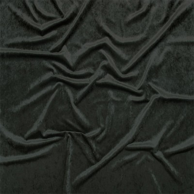 Фото Ткань портьерная однотонная - Бархат - стиль Современный - Черный - Купить в Интернет-магазине