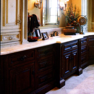 Фото Композиция мебельная для ванной - стиль Американская классика - Для ванной - Купить в Интернет-магазине