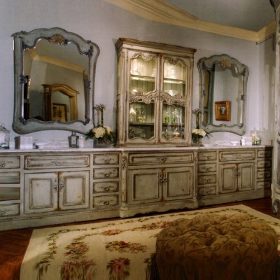 Фото Композиция мебельная для ванной - стиль Американская классика - Для ванной - Купить в Интернет-магазине