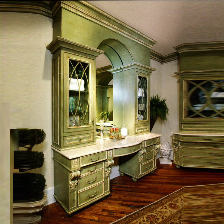 Фото Композиция мебельная для ванной - стиль Американская классика - Для ванной - Купить в Интернет-магазине