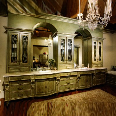 Фото Композиция мебельная для ванной - стиль Американская классика - Для ванной - Купить в Интернет-магазине