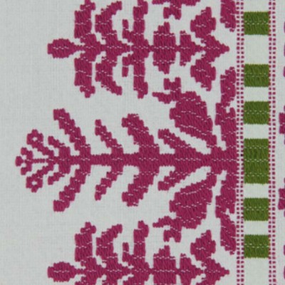 Фото Ткань портьерная с рисунком - Орнамент - стиль Американский - Розовый - Купить в Интернет-магазине