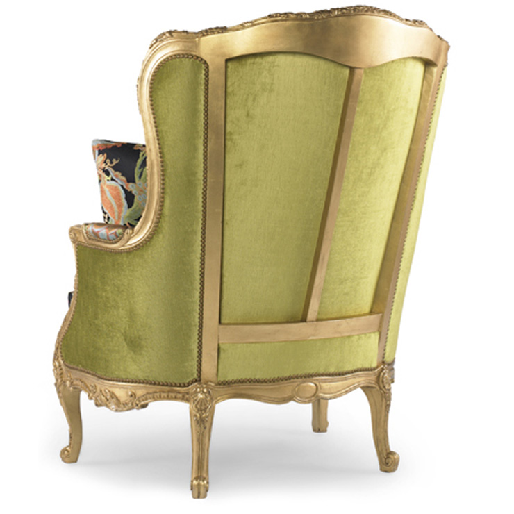 Фото Кресло на деревянной раме - стиль Randall Tysinger - Для гостиной - Купить в Интернет-магазине
