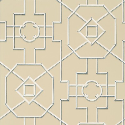 Фото Обои с рисунком - Орнамент - стиль Американский - Бежевые - Купить в Интернет-магазине