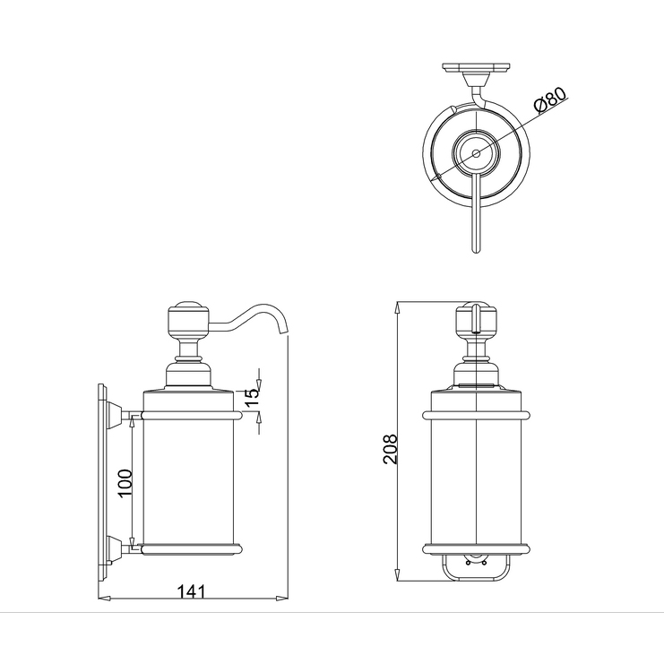 Фото Дозатор для мыла для ванной - стиль Современный - Купить в Интернет-магазине