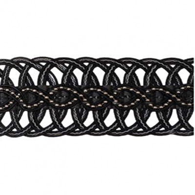 Фото Отделка для текстильных изделий - Тесьма - стиль Английский - Черная - Купить в Интернет-магазине