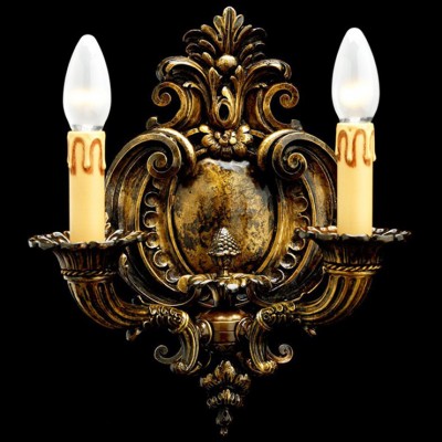 Фото Бра, светильник настенный - стиль Европейская классика - Металлический - Купить в Интернет-магазине