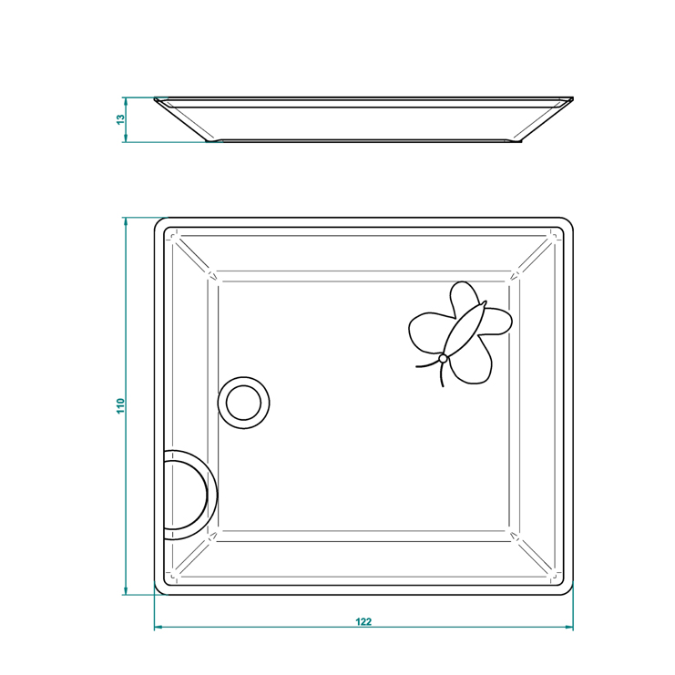 Фото Поднос, блюдце для ванной - стиль Европейский - Купить в Интернет-магазине