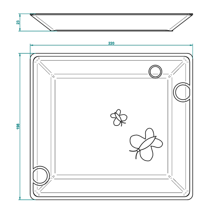 Фото Поднос, блюдце для ванной - стиль Европейский - Купить в Интернет-магазине