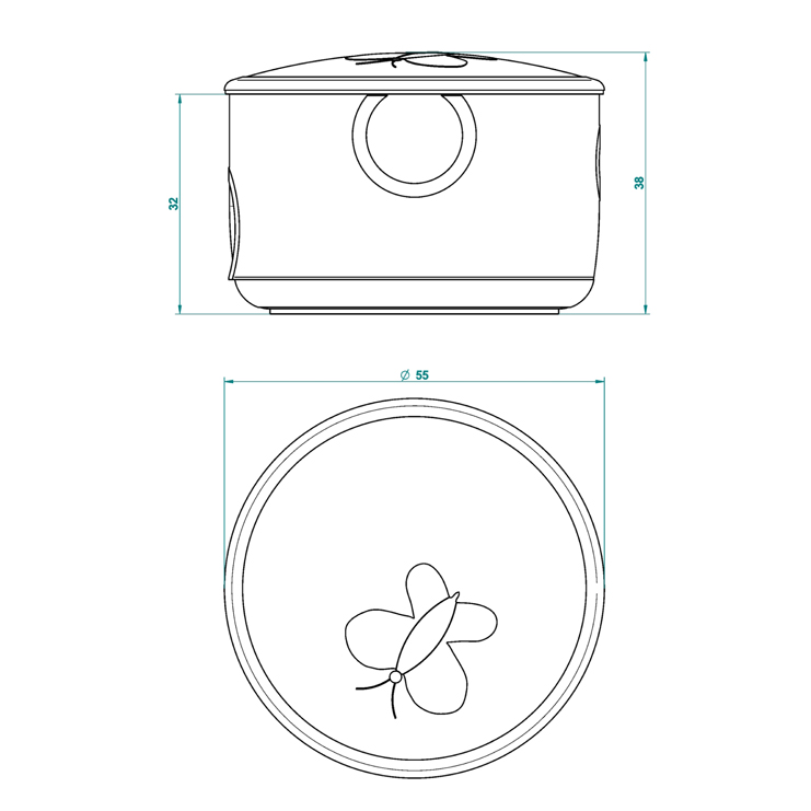 Фото Баночка, коробочка косметическая - стиль Европейский - Купить в Интернет-магазине