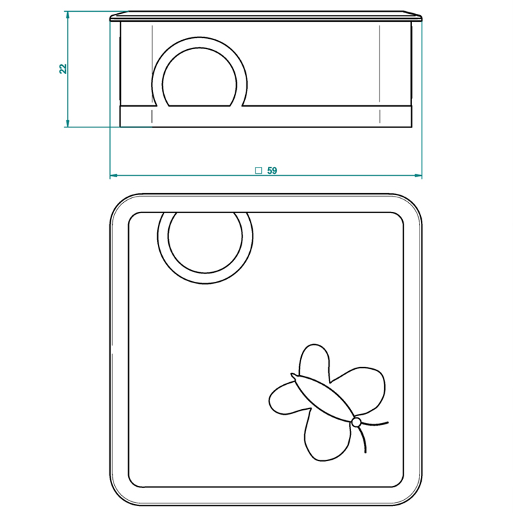 Фото Баночка, коробочка косметическая - стиль Европейский - Купить в Интернет-магазине