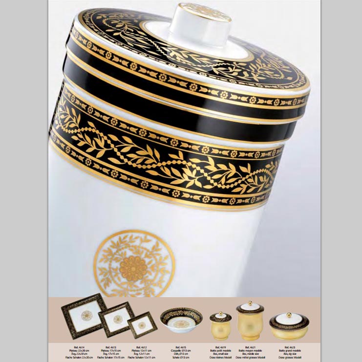 Фото Баночка, коробочка косметическая - стиль Европейский - Купить в Интернет-магазине