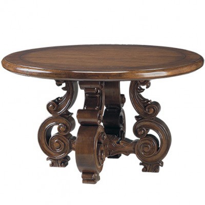 Фото Стол обеденный - стиль Роскошное шале - Для столовой - большие обеденные столы производства США - Art of casting - Dinner bell - Купить в Интернет-магазине