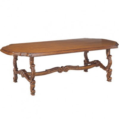 Фото Стол обеденный - стиль Роскошное шале - Для столовой - большие обеденные столы производства США - Art of casting - Dinner bell - Купить в Интернет-магазине