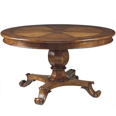 Фото Стол обеденный - стиль Роскошное шале - Для столовой - большие обеденные столы производства США - Art of casting - Dinner bell - Купить в Интернет-магазине