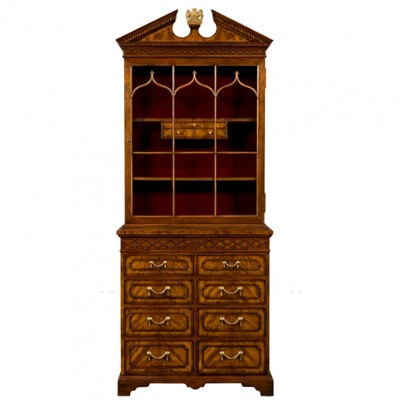 Фото Шкаф книжный/библиотека - стиль Английская классика - Для кабинета - В наличии - Купить в Интернет-магазине