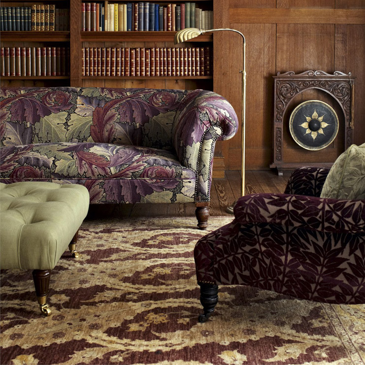 Фото Ткань портьерная с рисунком -  - стиль Английский - Купить в Интернет-магазине