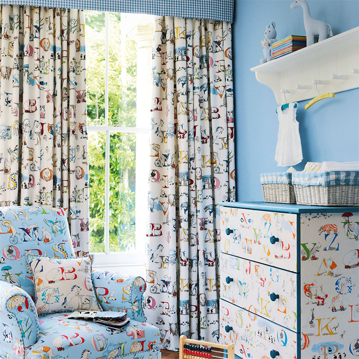 Фото Ткань портьерная с рисунком -  - стиль Английский - Купить в Интернет-магазине