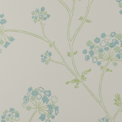 Фото Обои с рисунком - Цветы - стиль Английская классика - Светло-серые - Купить в Интернет-магазине